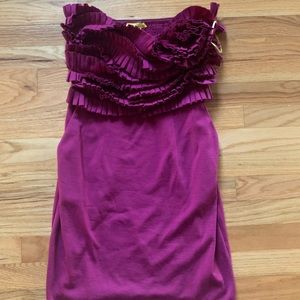 Catherine Malandrino strapless 100% fine merino wool - size M - NWT dress